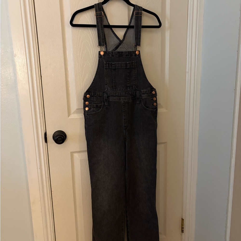 Universal Thread Gray Denim Overalls